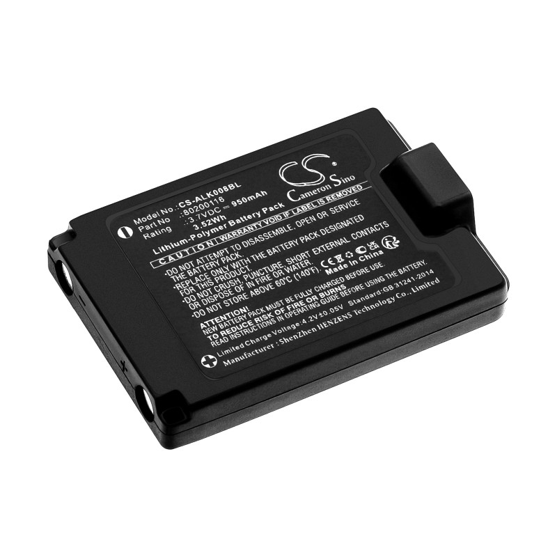 Autec A8B / 80200116 950mAh 3.52Wh Li-Polymer 3.7V (Cameron Sino)