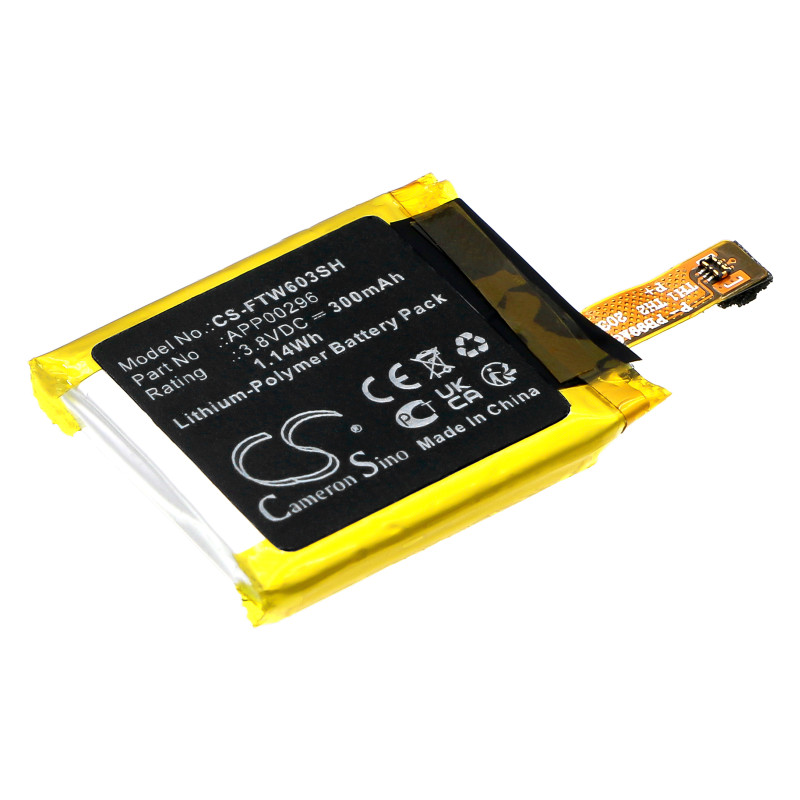 Fossil Julianna HR FTW6035 / APP00296 300mAh 1.14Wh Li-Polymer 3.85V (Cameron Sino)