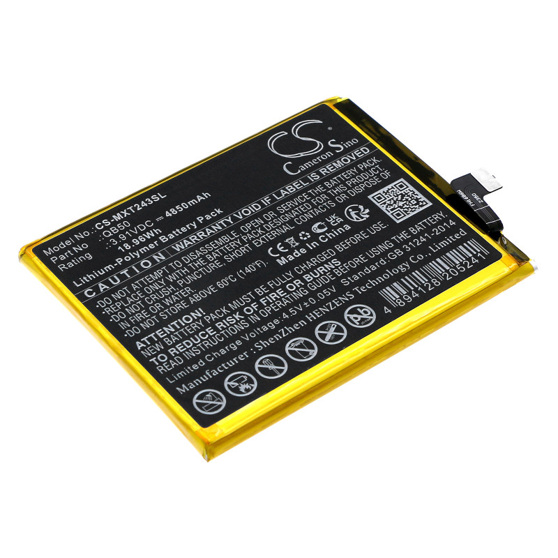 Motorola XT2347 / QB50 4850mAh 18.96Wh Li-Polymer 3.91V (Cameron Sino)