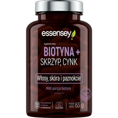 Biotyna ESSENSEY Skrzyp Cynk (90 kapsułek)