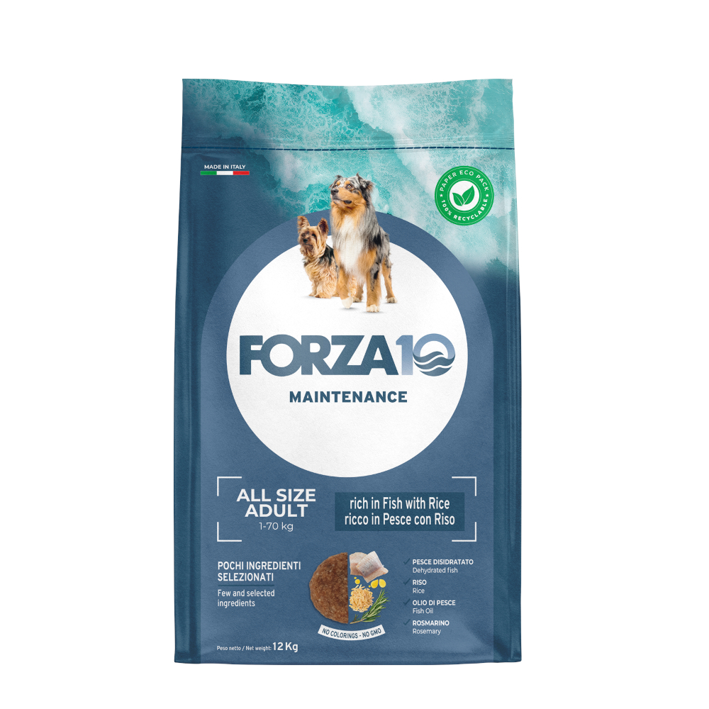 Forza 10 All Breeds Maintenance, ryba i ryż - 12 kg