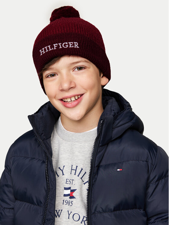 Tommy Hilfiger Czapka AU0AU01930 Czerwony
