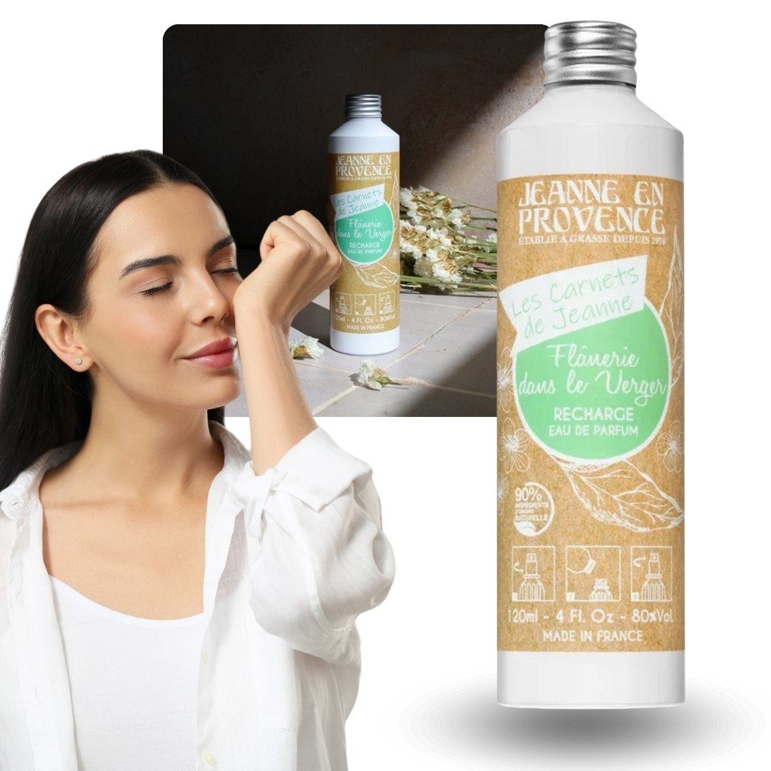 Jeanne en Provence - Les Carnets de Jeanne Flanerie dans Le Verger woda perfumowana flakon napełniany dla kobiet 120ml