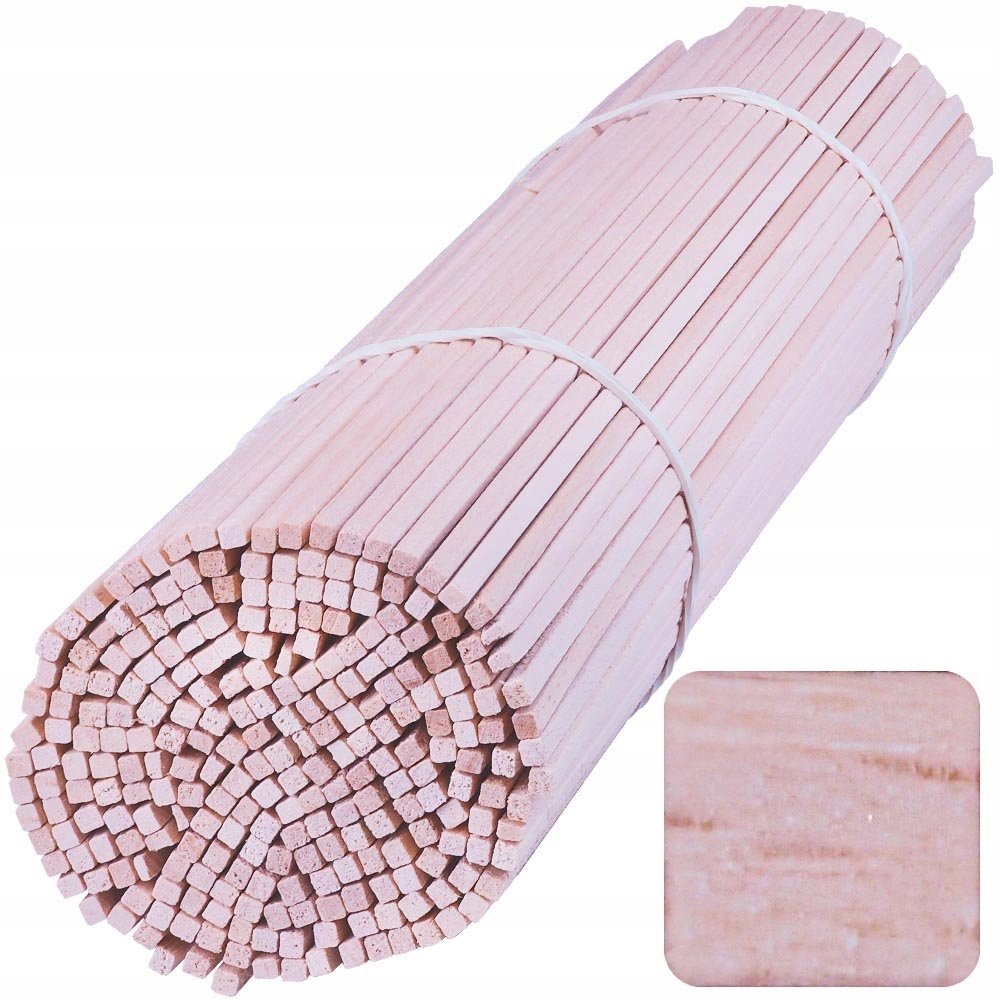 Patyczki  KWADRATOWE BUKOWE  40 cm 100 szt