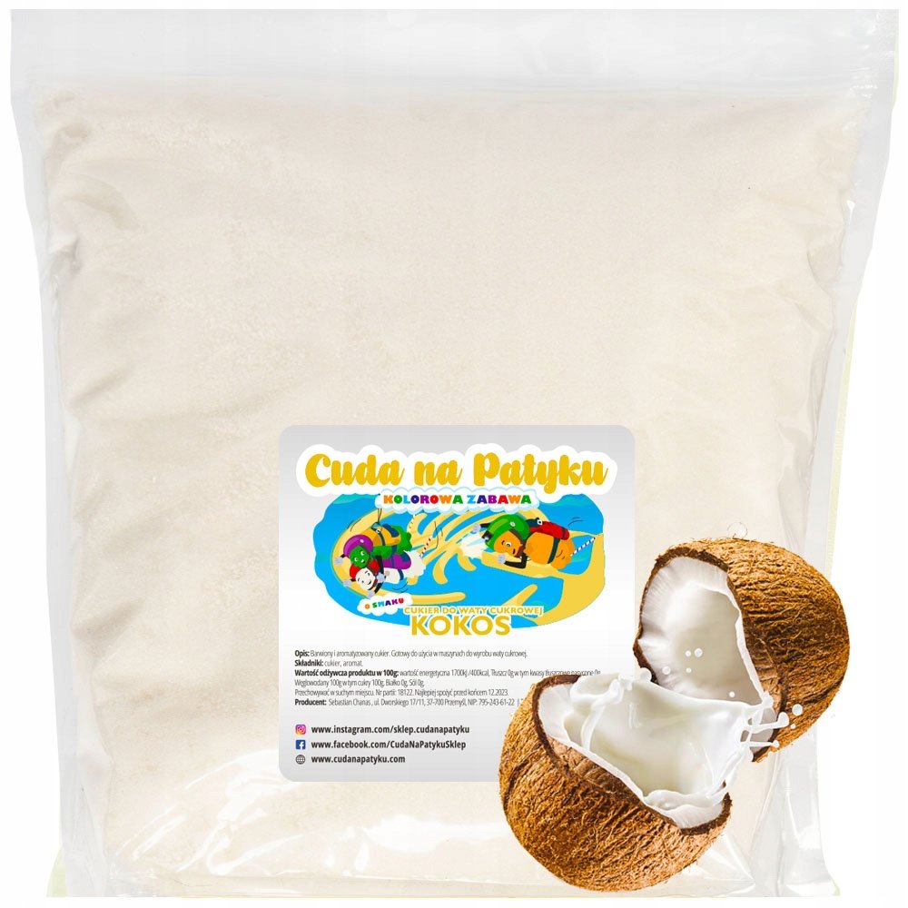 Cukier  KOKOSOWY Kokos 500g