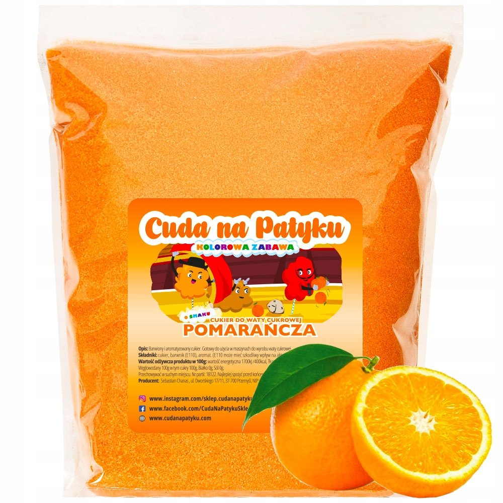 Cukier  POMARAŃCZOWY 1 KG
