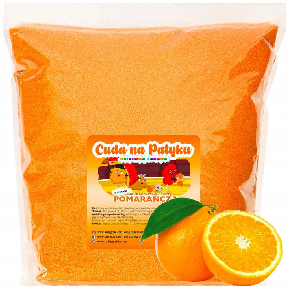 Cukier  POMARAŃCZOWY 500g
