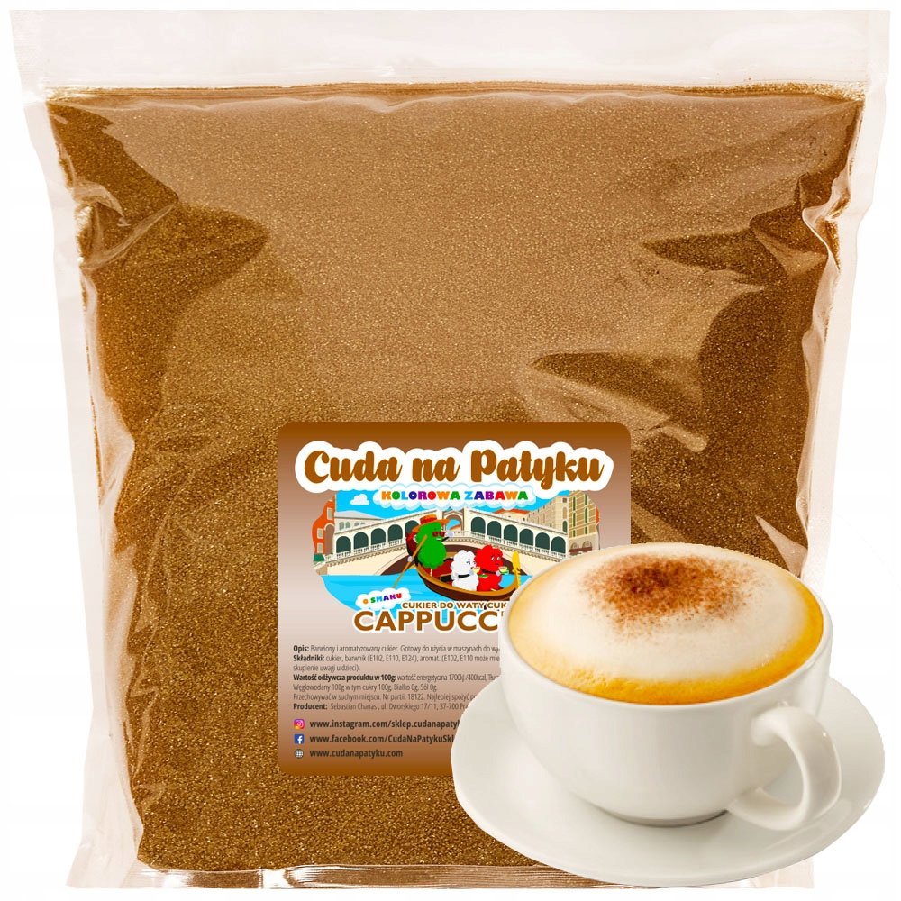 Cukier  CAPPUCCINO Kawa 500g