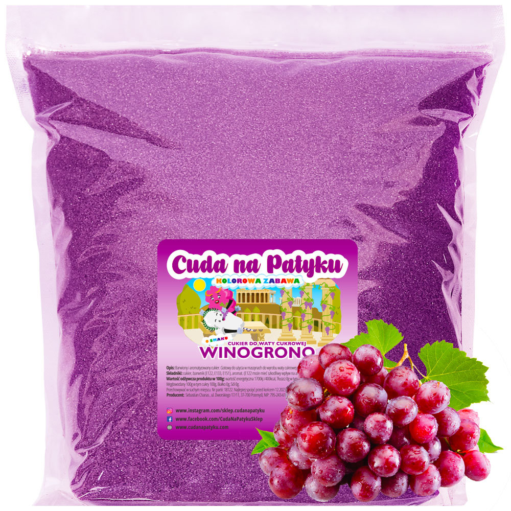 Cukier  WINOGRONOWY 500g