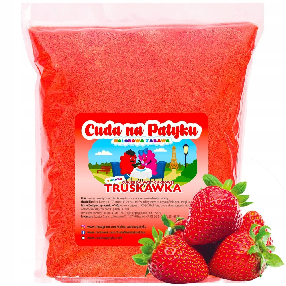 Cukier  TRUSKAWKA 1KG