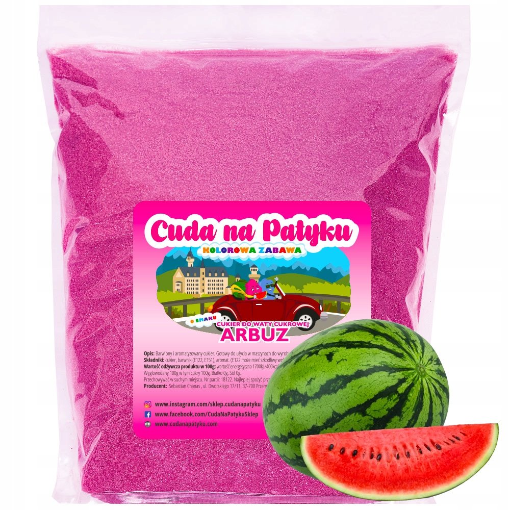 Cukier  ARBUZ Arbuzowy 1 KG
