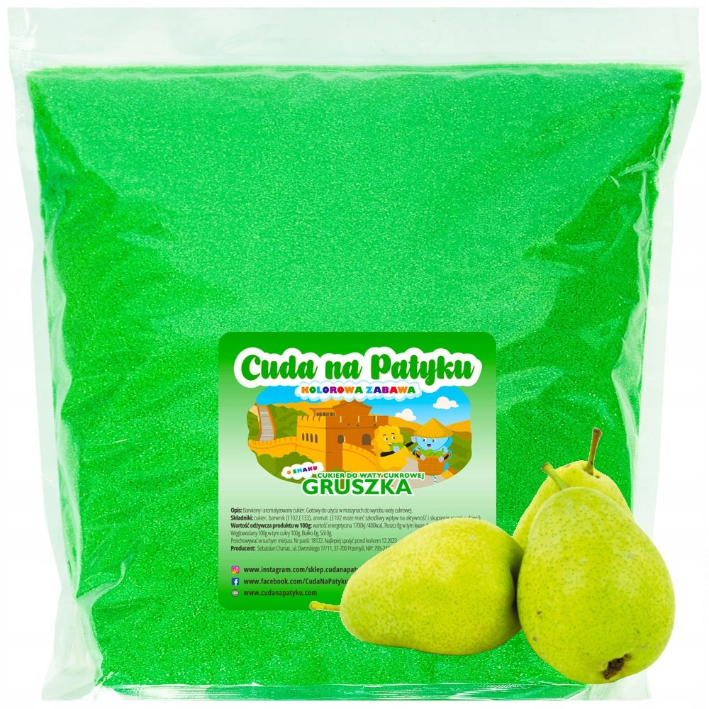 Cukier  GRUSZKOWY Gruszka 500g