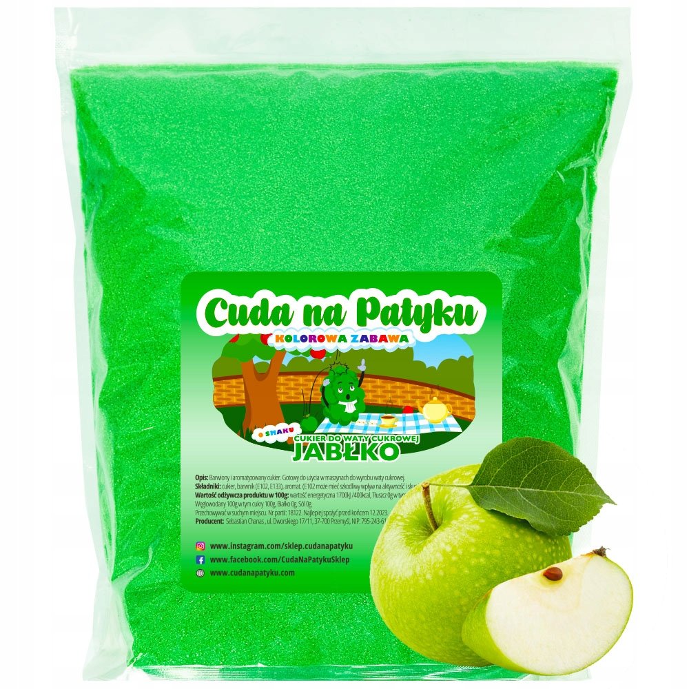 Cukier  JABŁKOWY 1KG