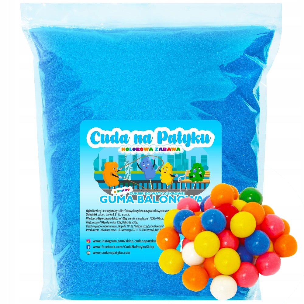 Cukier  GUMA BALONOWA 1 KG
