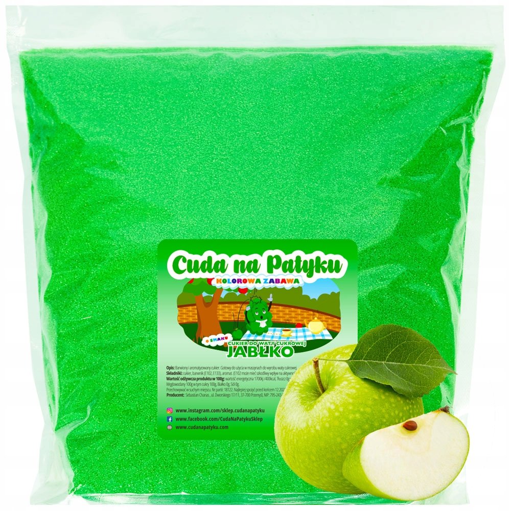 Cukier  JABŁKOWY Jabłko 500g