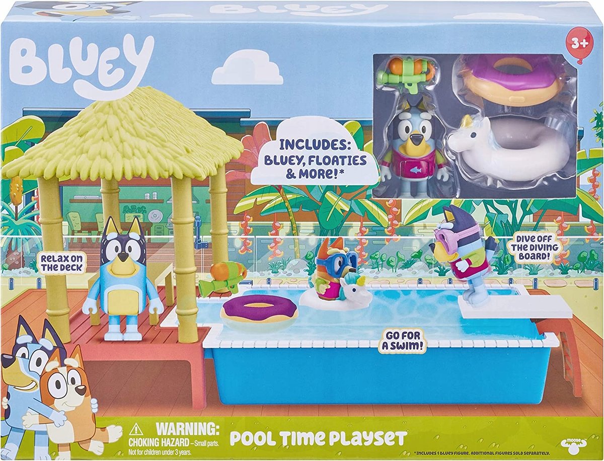 Zestaw Moose Toys Bluey Pool Time Basen