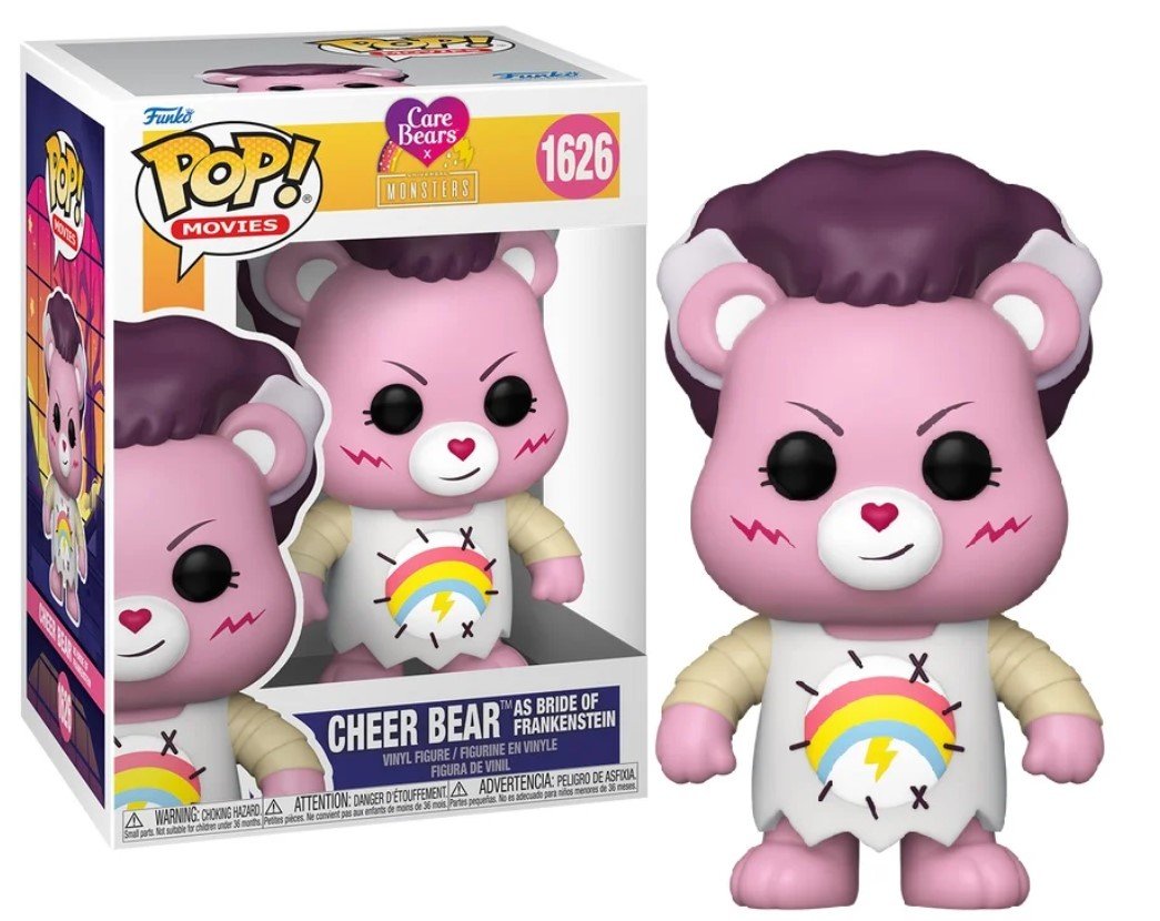 funko pop! um x bisounours 1626 cheer bear bride of frankenstein