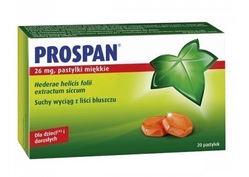 Engelhard ARZNEIMITTEL GMBH & CO KG Prospan 26mg pastylki miękkie, 20szt.