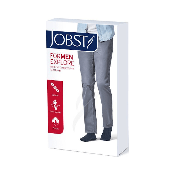 JOBST FORMEN EXPLORE podkolanówki uciskowe CCL1 granatowy, rozmiar 2 ZP -> Wysyłka 8,90 - odbiór w Żabce