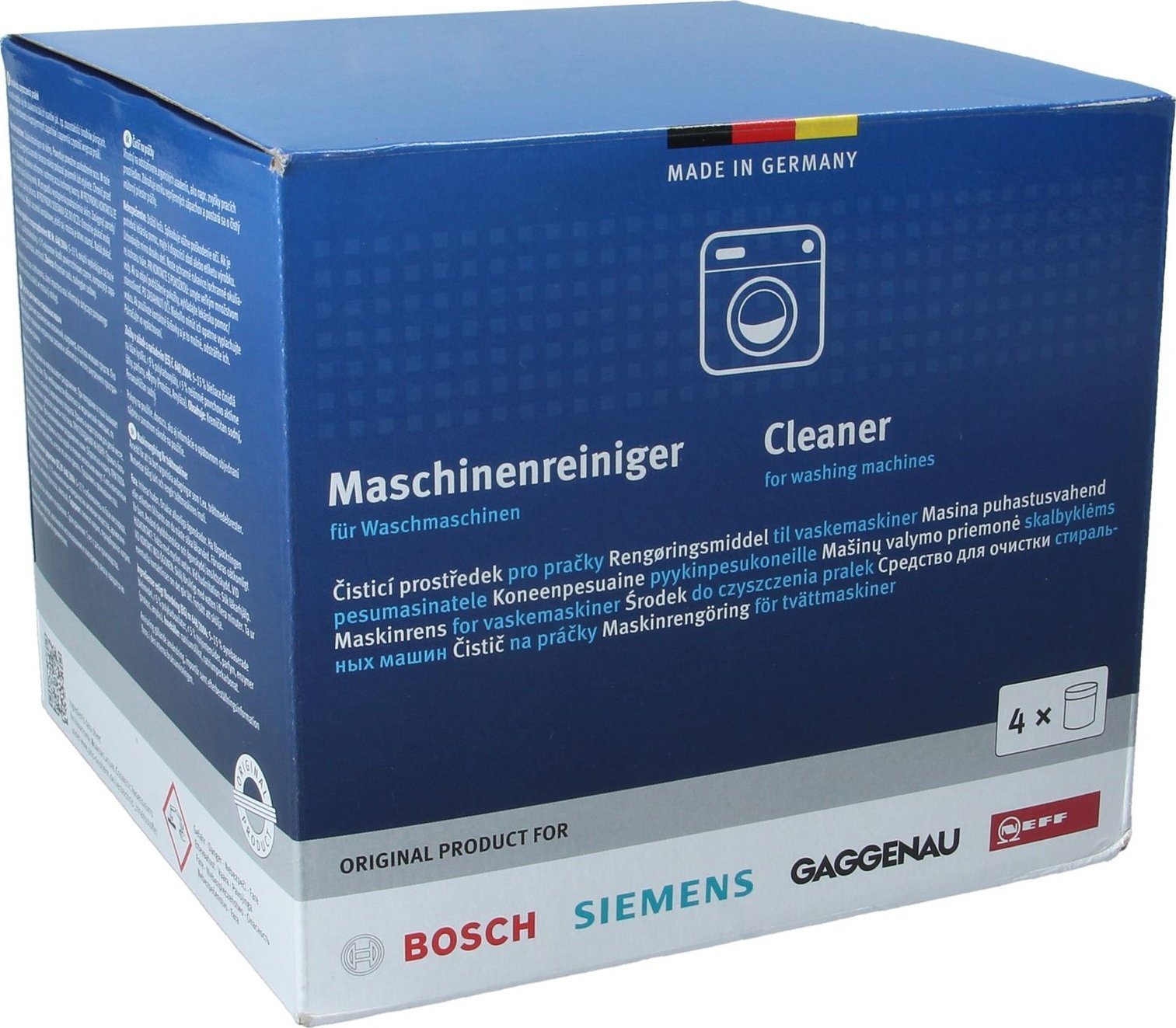 Bosch BSH Machine Cleaner for washing machines - 4-pack