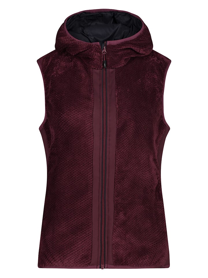 CMP Kamizelka polarowa w kolorze bordowym