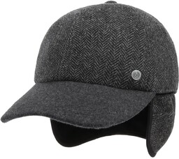 Czapka z Nausznikami Windproof by bugatti, antracytowy, M (56-57 cm)