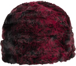 Czapka Beanie Taveca Fake Fur by Gebeana, czerwony, One Size