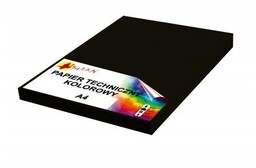 Papier techniczny A4 240g czarny 50 arkuszy 1263-50