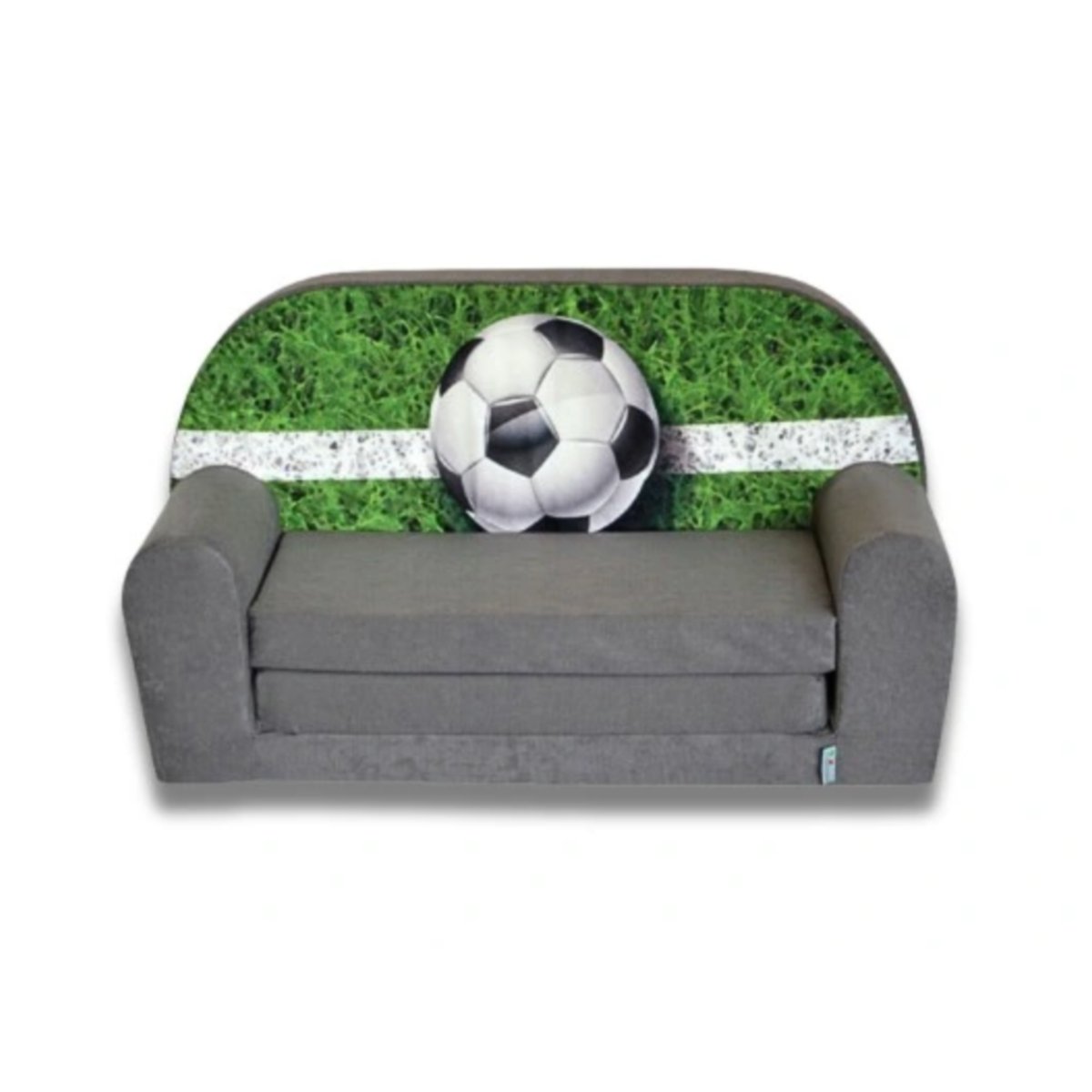 SOFKA PIANKOWA BEZPIECZNA DZIECI MINI-KANAPA ŁÓŻKO MATERAC FOOTBALL PREZENT