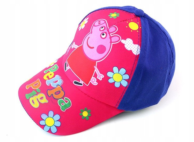 PEPPA PIG Świnka Peppa Czapka z daszkiem dla dziewczynki róż