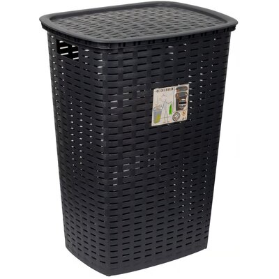 Kosz na pranie plastikowy antracyt 54 l