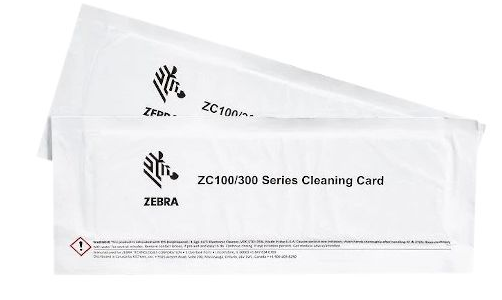 Karty czyszczące Zebra do drukarek ZC (2 szt.) do ZC100/ZC300 (105999-310-01)