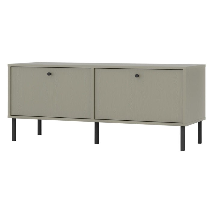 Szafka RTV TOKYO 2 2K Typ 302 Eukaliptus Czarne nogi proste