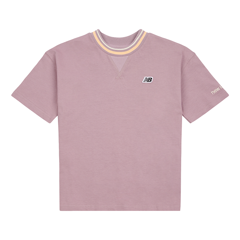Koszulka dziecięca New Balance LAKG0038ICW  różowa