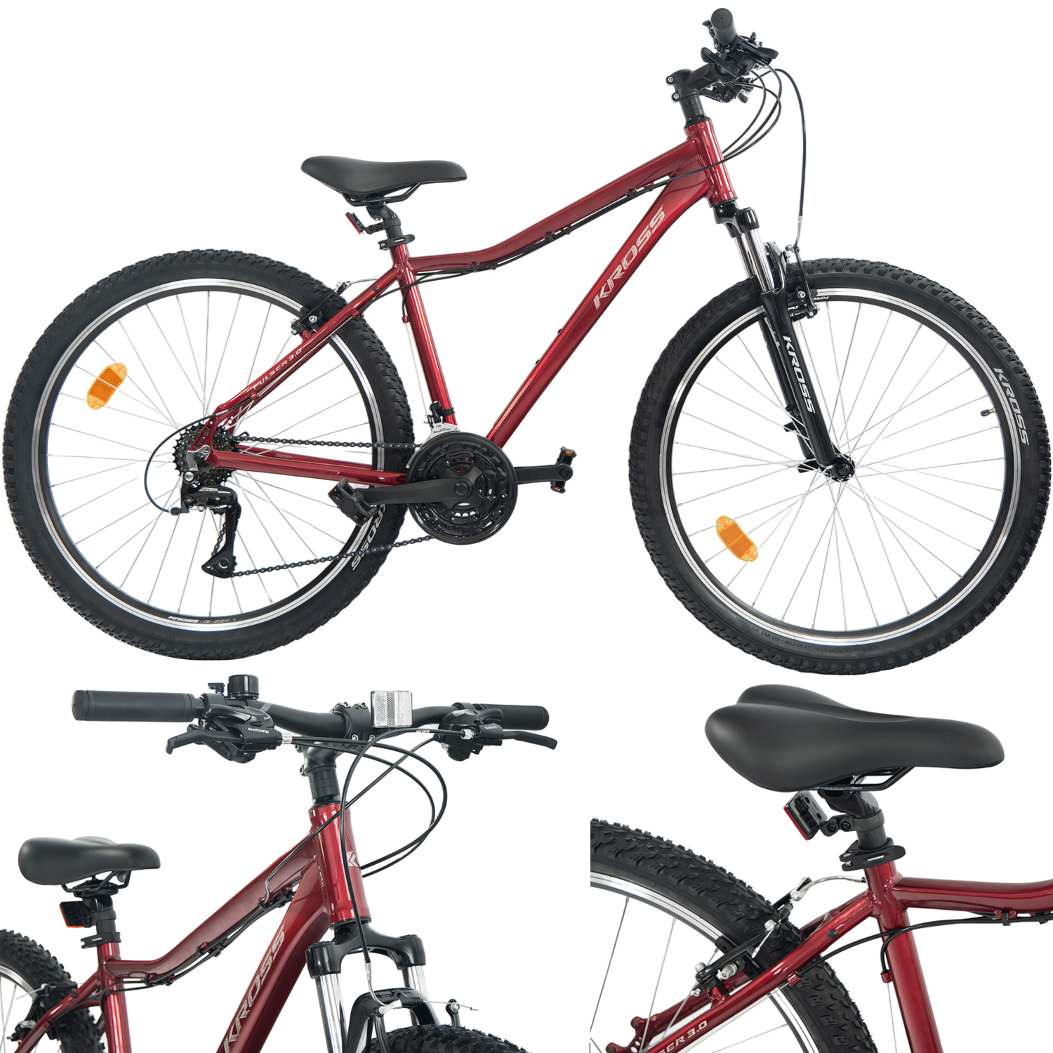 Rower Kross Pulser 3.0 27 R17 S U 2024 rub-sre p