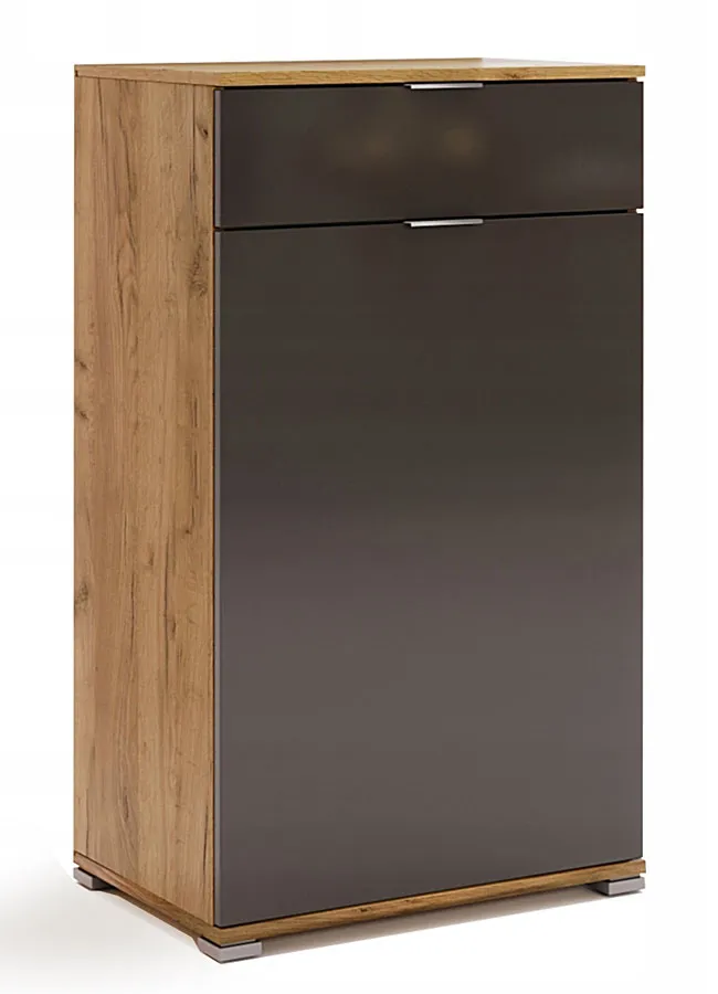 Nowoczesna komoda dab craft + lava mat C0-H41