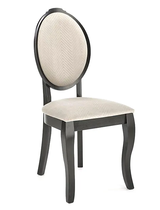 Beżowe stylowe krzesło drewniane G2-R71