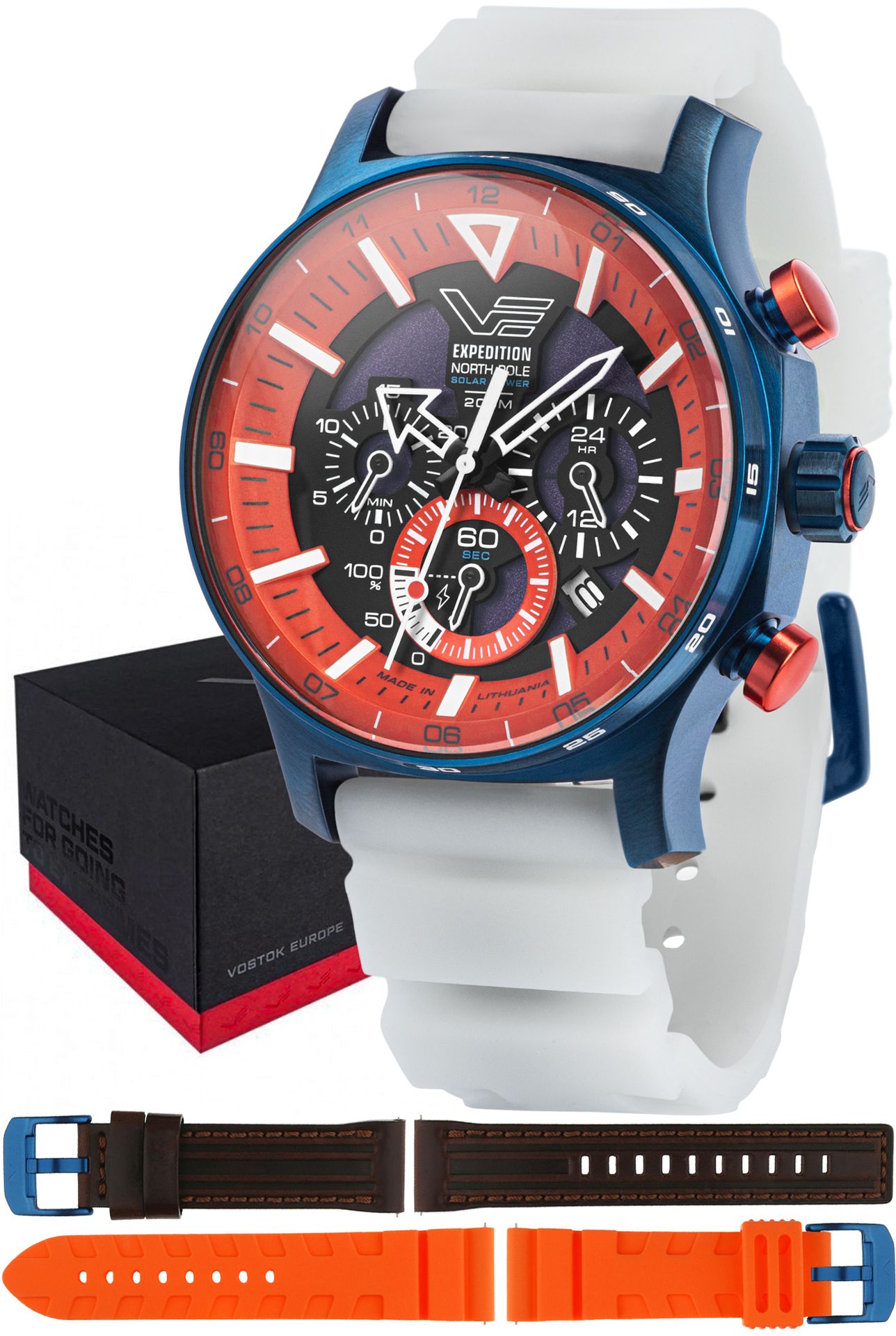 Zegarek Vostok Europe VR42-595D734SWL Expedition North Pole 1 Polar Sunrise Solar 47mm