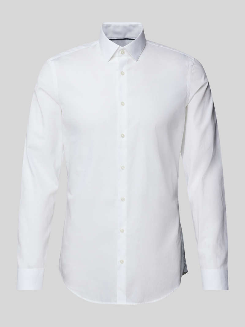 Koszula biznesowa o kroju super slim fit z popeliny
