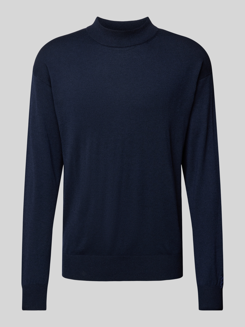 Sweter z dzianiny ze stójką model ‘CORE’