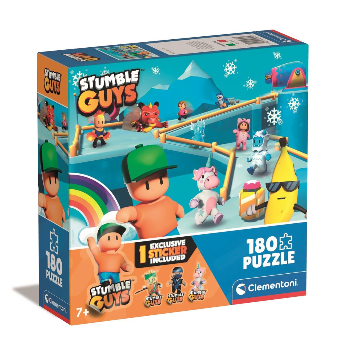 Clementoni, puzzle, Stumble Guys, 180 el.