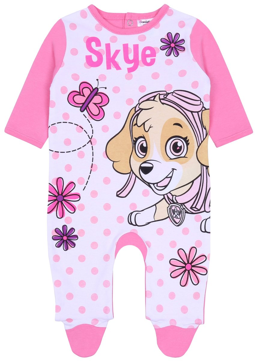 Różowy pajac dla niemowlaka SKYE 18 m 86 cm