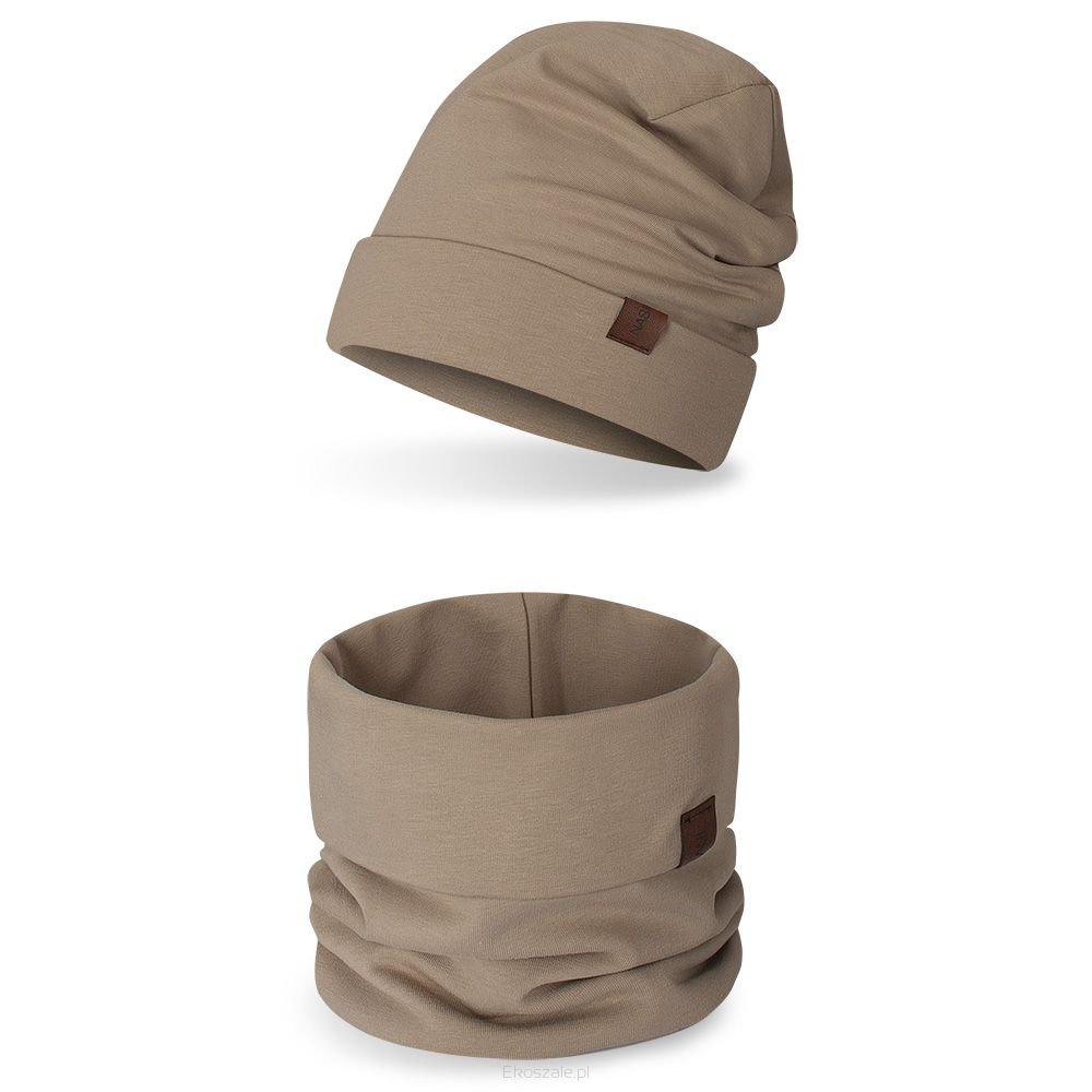 komplet dziecięcy czapka+ komin