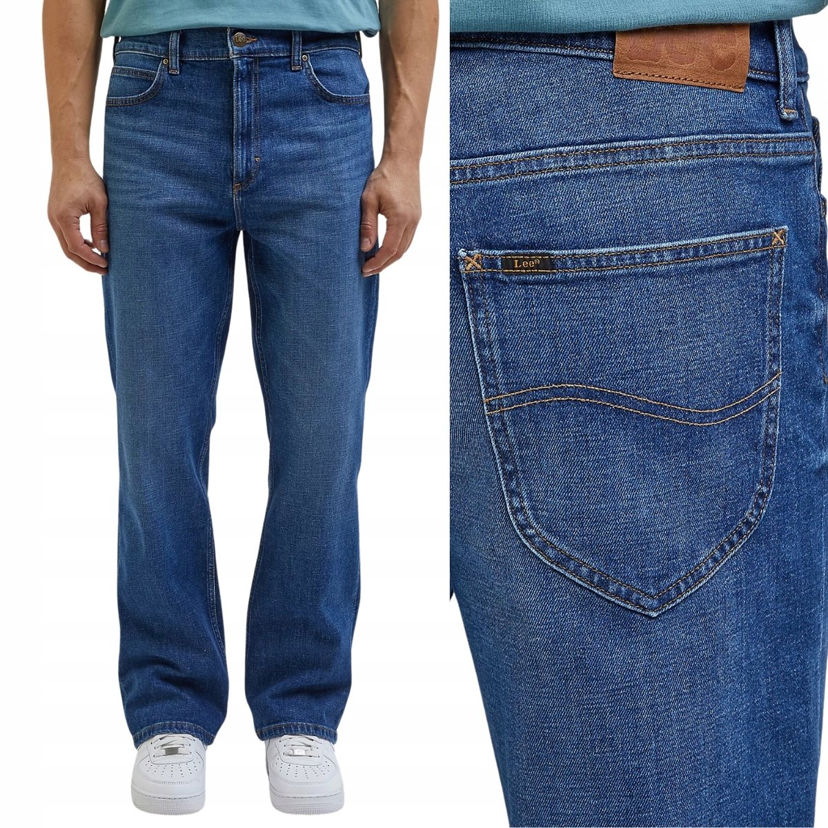 Lee 70S BOOTCUT REGULAR Worn In INDIGOOD ROZSZERZANE BLUE DżINS W32 L32
