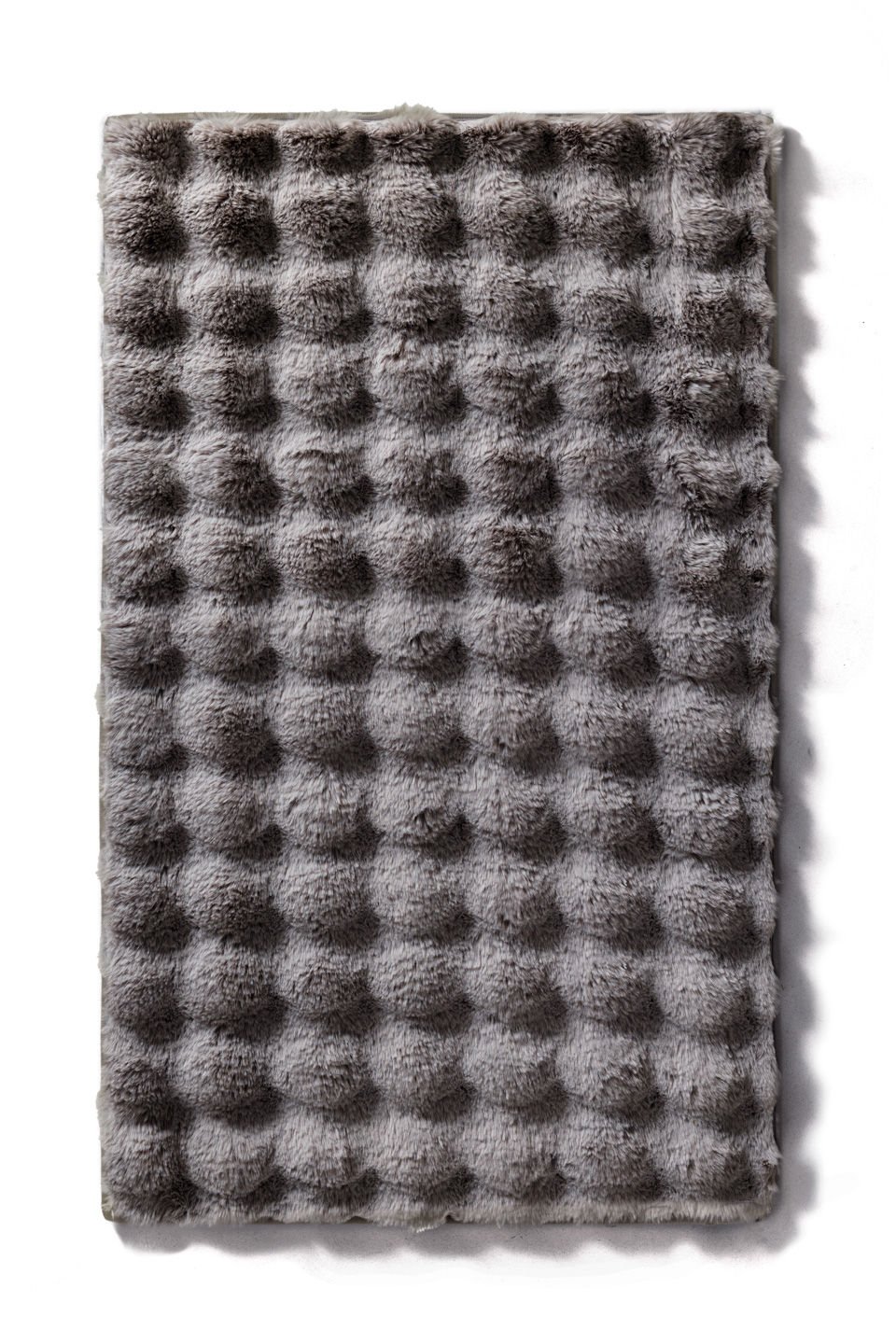 Dywanik łazienkowy Bubbles 60x100 cm szary