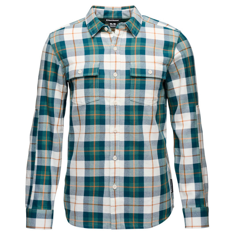 Koszula męska Black Diamond M Project Twill Ls Shirt Rozmiar: L / Kolor: zielony/biały
