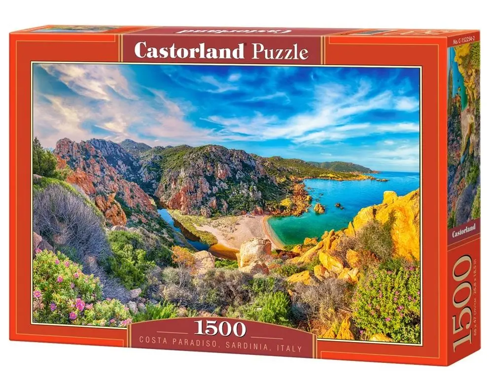 Puzzle 1500 Costa Paradiso, Sardinia, Italy - Castorland