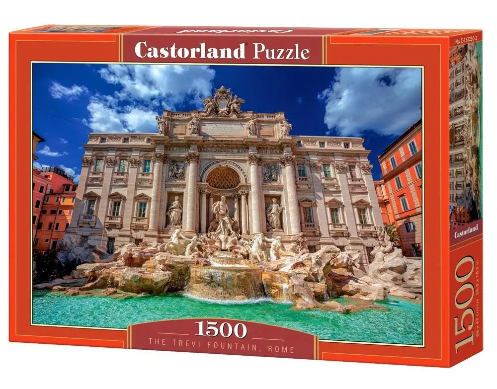 Puzzle 1500 The Trevi Fountain, Rome - Castorland