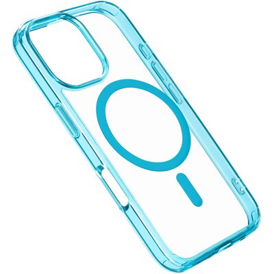 Etui CELLULARLINE Iconic Magsafe do Apple iPhone 16 Pro Przezroczysto-błękitny