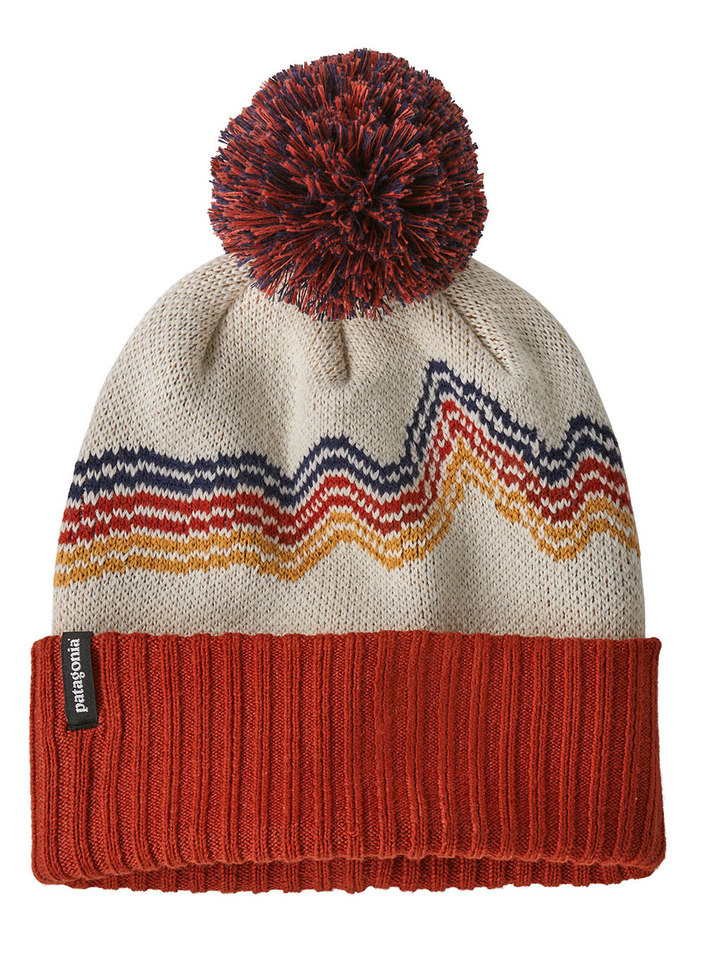 Czapka dziecięca Patagonia Kid's Powder Town Beanie - ridge rise / birch white